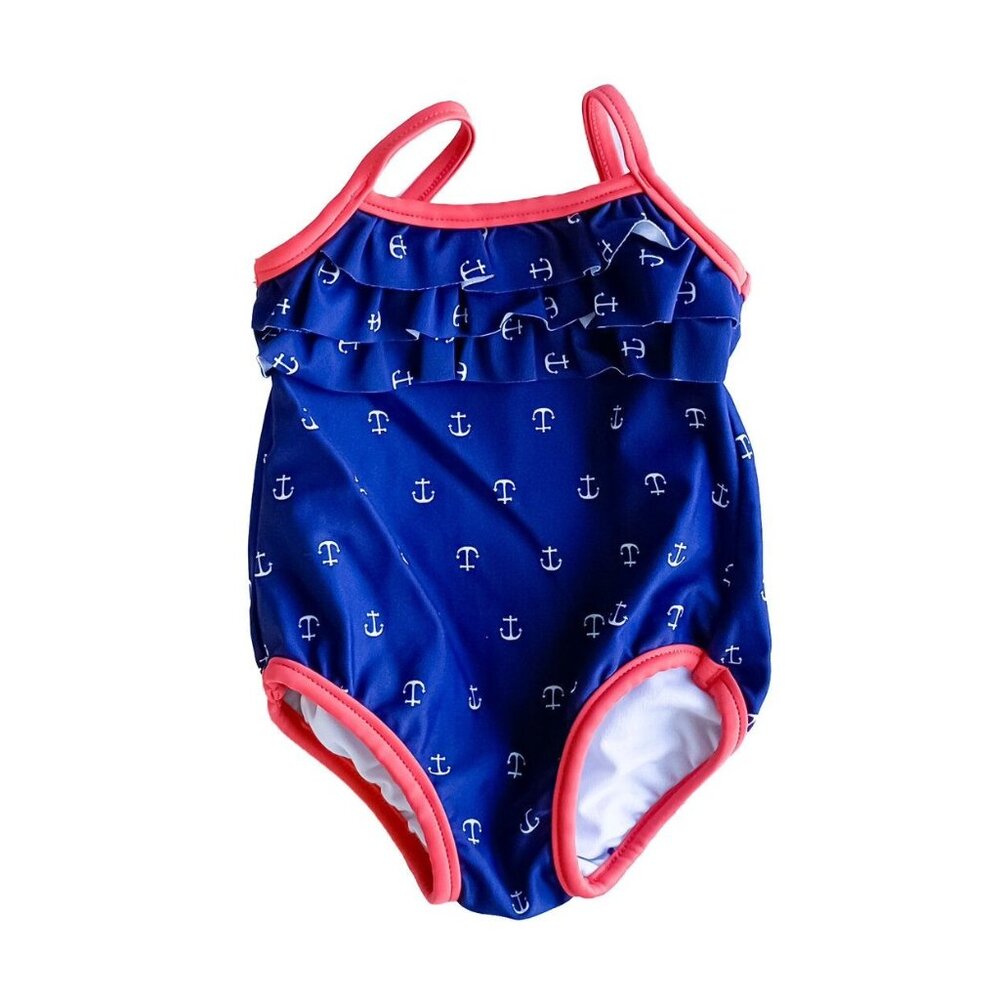 Carter's Navy Anchor One Piece Swimsuit